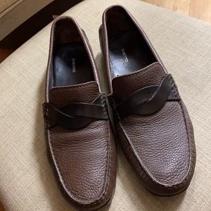 Tom Ford brown leather Loafers size 10